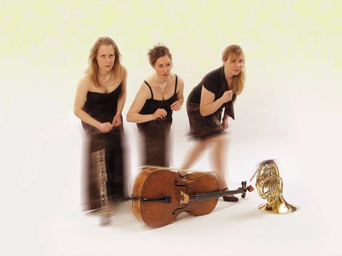 Trio Sorelle Halter Blaesertrio Waldhorn Alphorn Violoncello